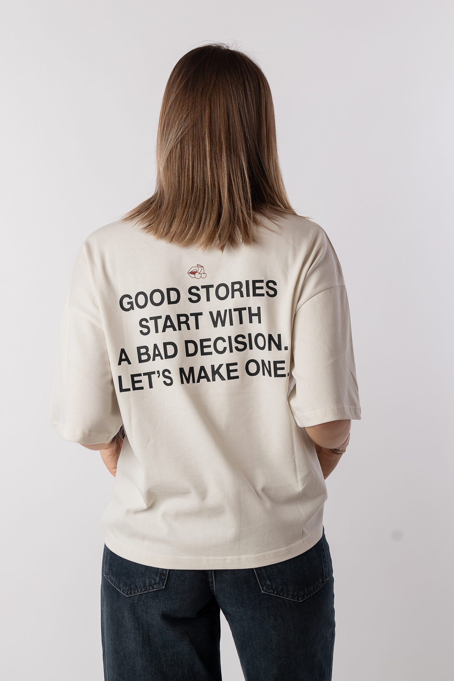 Bad Decision Vintage White